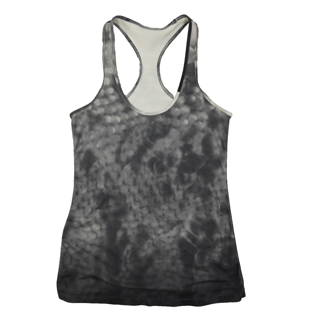 Lululemon Cool Racerback Tank Top Womens 8 Snowy Owl Gray Active Yoga